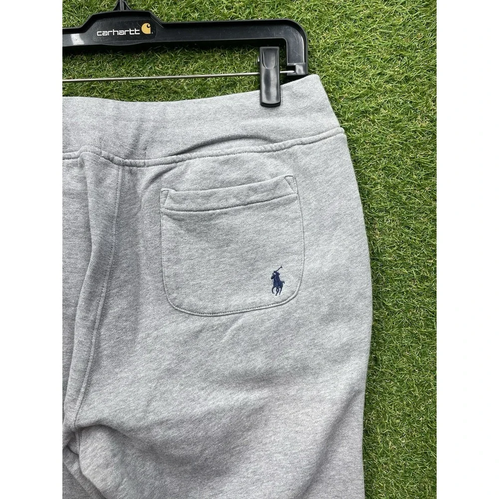 Polo Ralph Lauren Sweatpants Mens Medium PRL 67 Chenille Patch Fleece Joggers